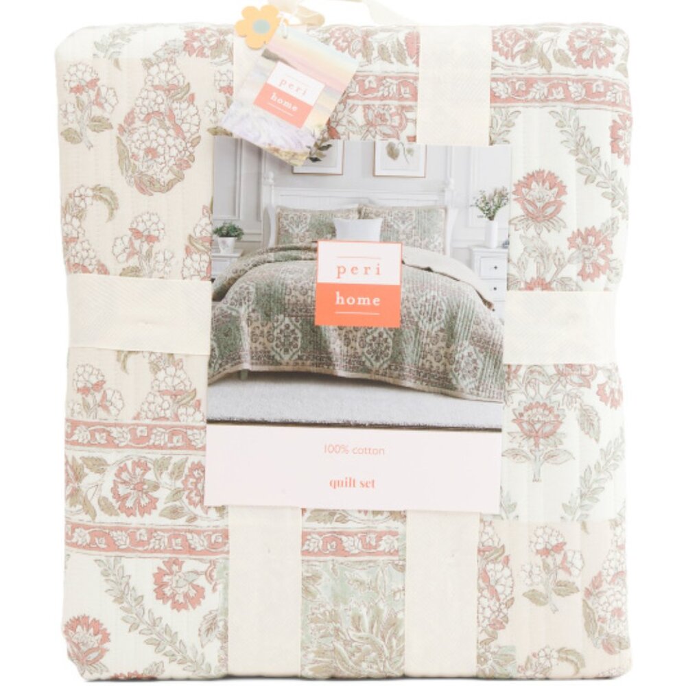 PERI HOME Paisley Patchwork Quilt Set